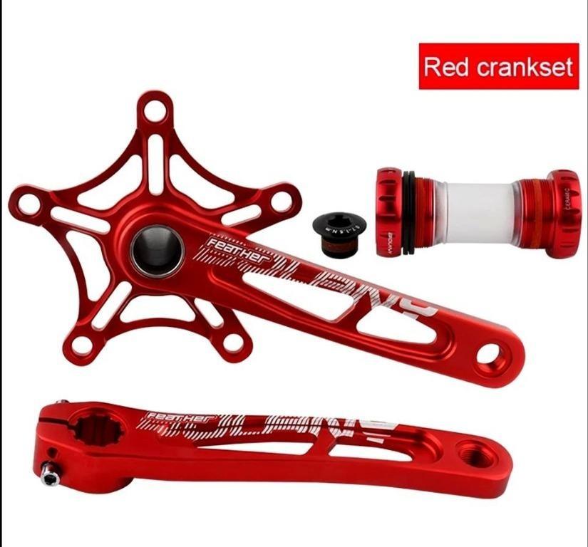 Bolany Hollow Tech Crankset With Ceramic Bottom Bracket for Foldie 3Sixty Pikes Sports Equipment Bicycles Parts Parts Accessories on Carousell