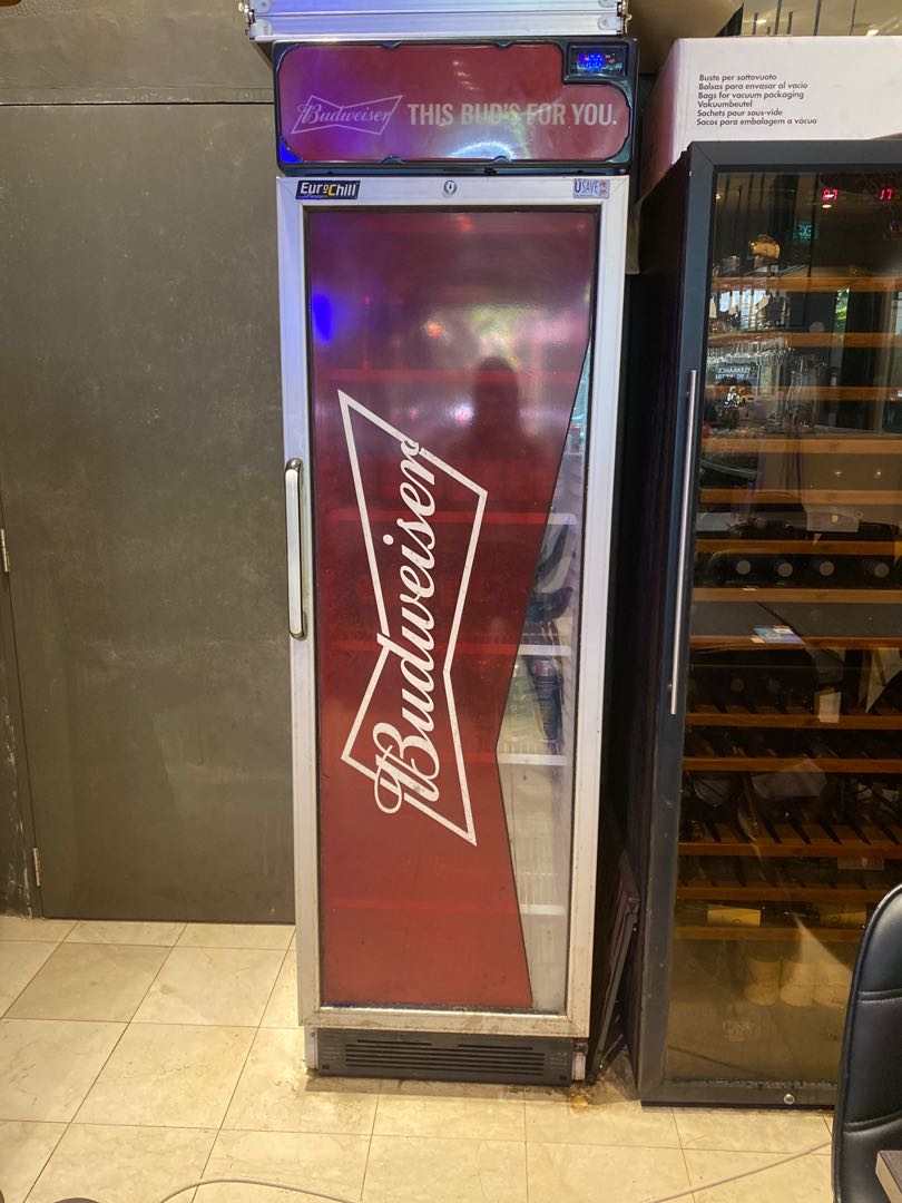 Budweiser fridge, TV & Home Appliances, Kitchen Appliances