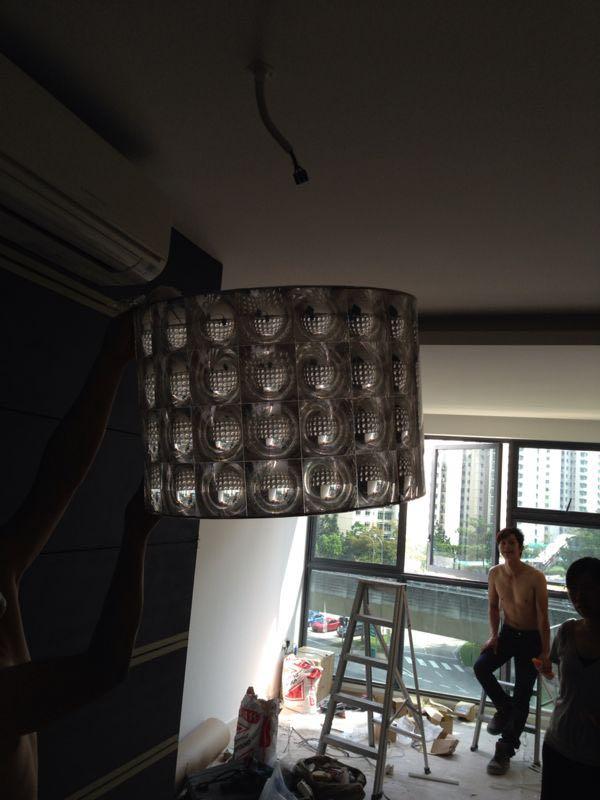 Ceiling Light (Category: Lighting) located in Singapore. Submitted by smallegg (Listing ID 1086717985, Image 2). Description: Designer ceiling lamp. Didn’t use much before changed to a smaller dinning light..