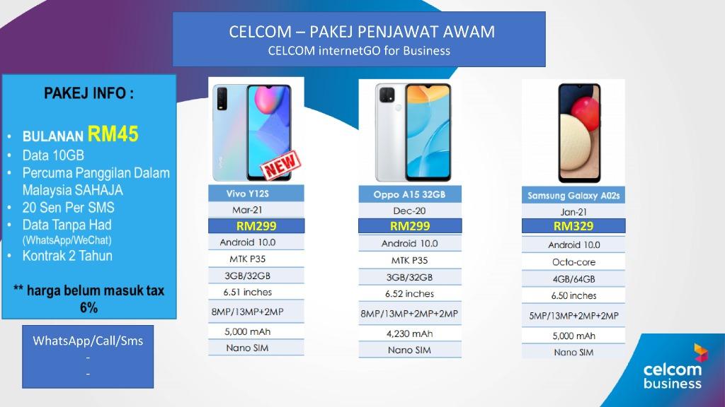 Pakej khas celcom untuk kakitangan kerajaan image