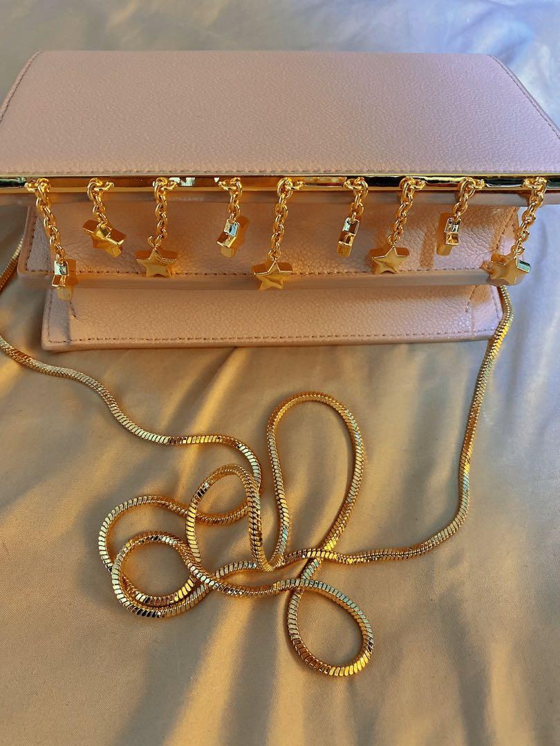 Charles and Keith Dangling Stars Pink Bag