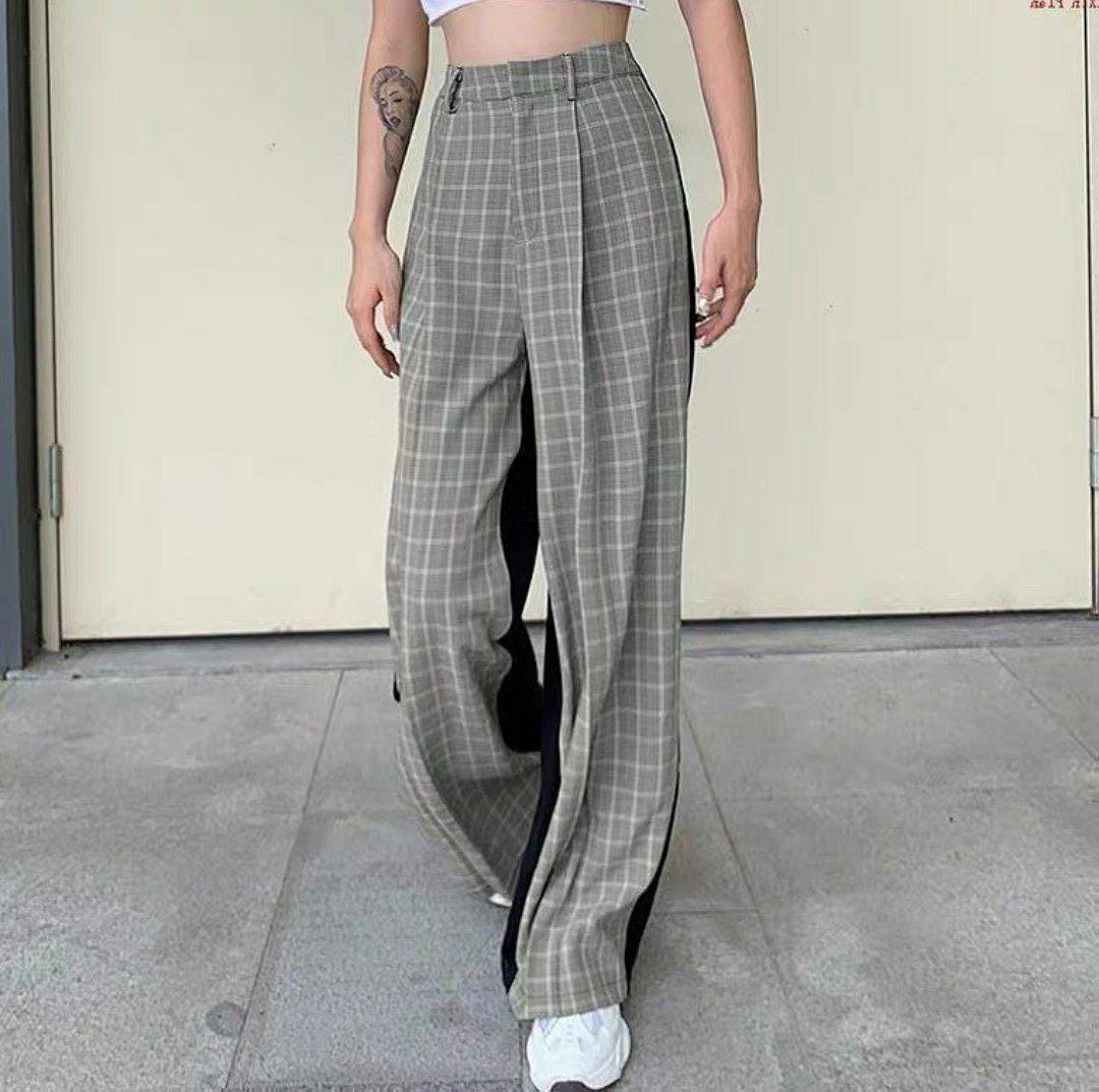 Checkered pattern pants Clearance