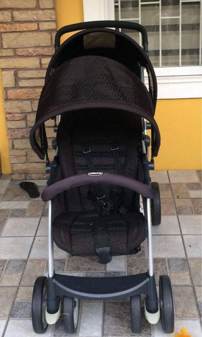 used chicco double stroller