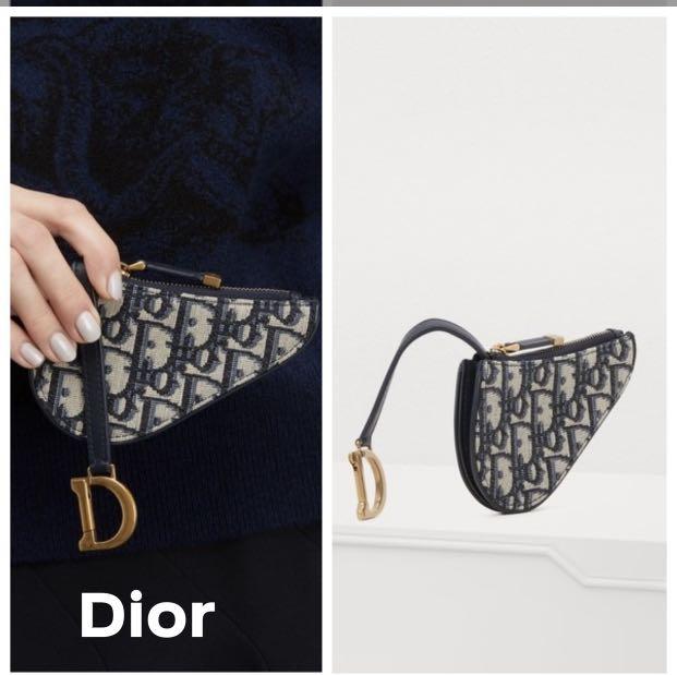 Dior oblique saddle coin purse store
