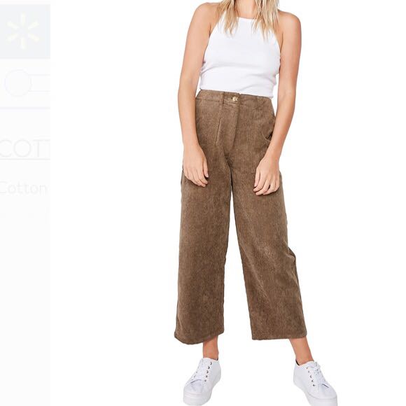 Cotton on hattie corduroy culottes 