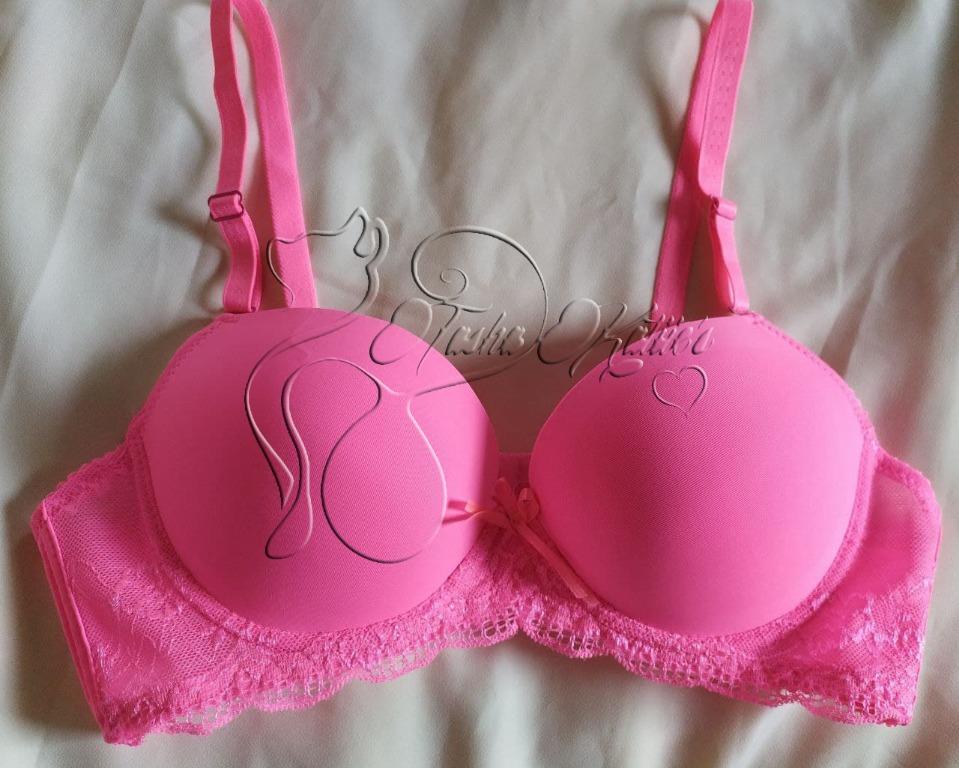Cute Pink Push Up Bra, Women's Fashion, Tops, Other Tops on Carousell