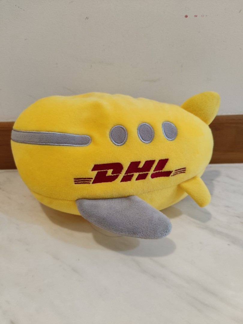 DHL Aeroplane Soft Toy Hobbies Toys Toys Games on Carousell