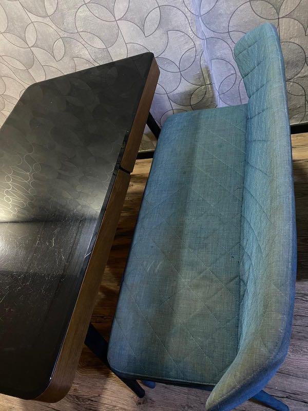 Dining table (Category: Tables & Sets) located in Singapore. Submitted by teamhi (Listing ID 1086861284, Image 3). Description: Selling this off full set with additional 2 dining chairs. Negotiable for fast deal..