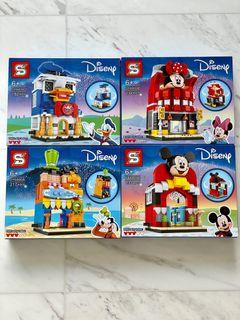 Disney lego building block jigsaw puzzle mickey minnie children kid HBL
