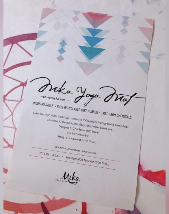 Mika sales yoga mat