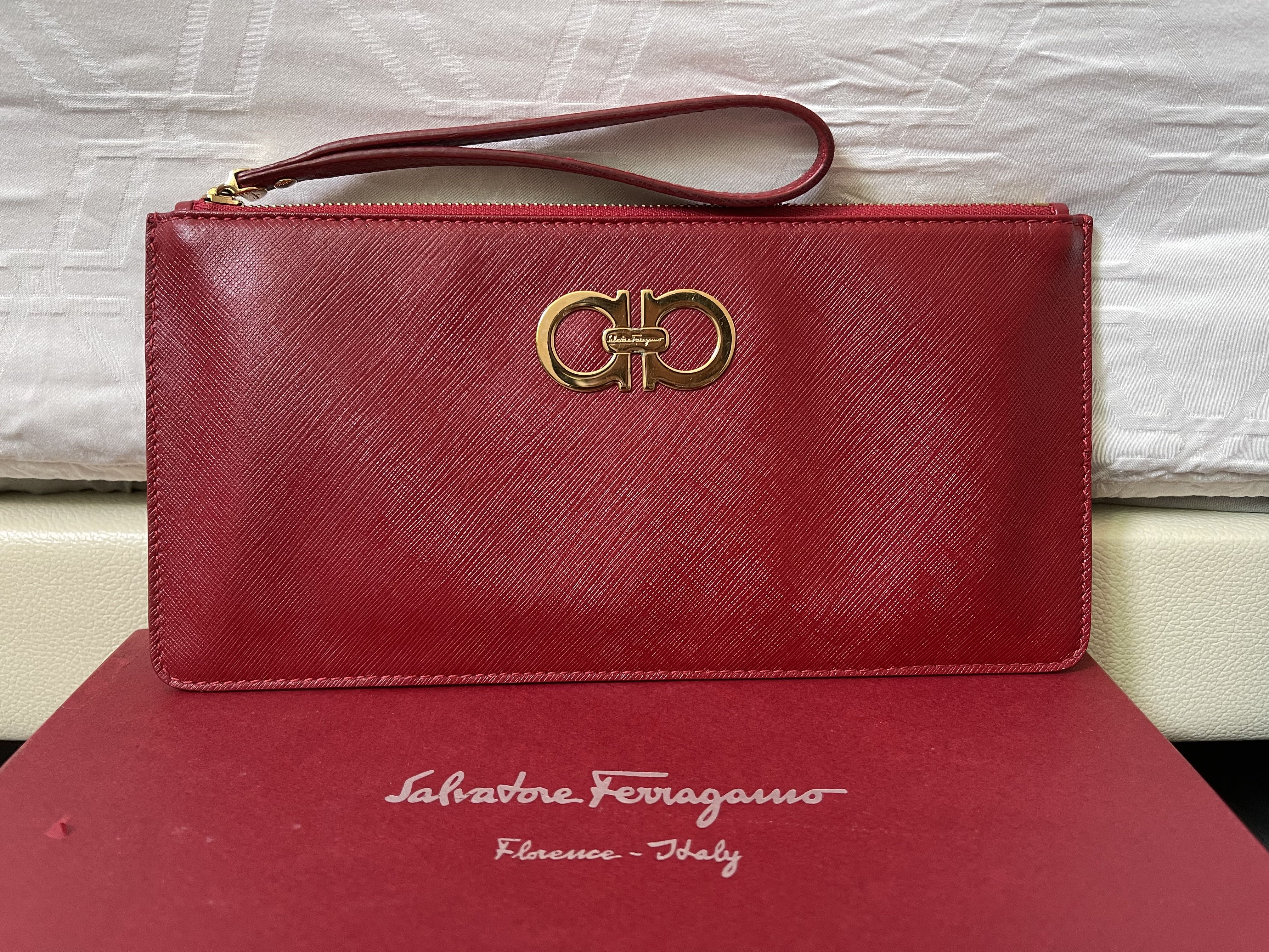 Ferragamo wristlet cheap