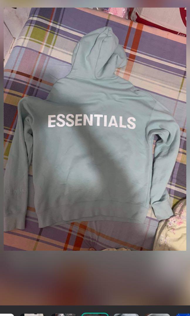 Fog essentials hoodie blue on sale