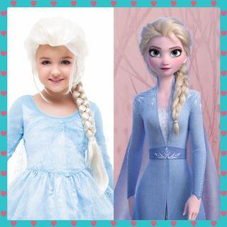 迪士尼Frozen-Elsa女童假髮