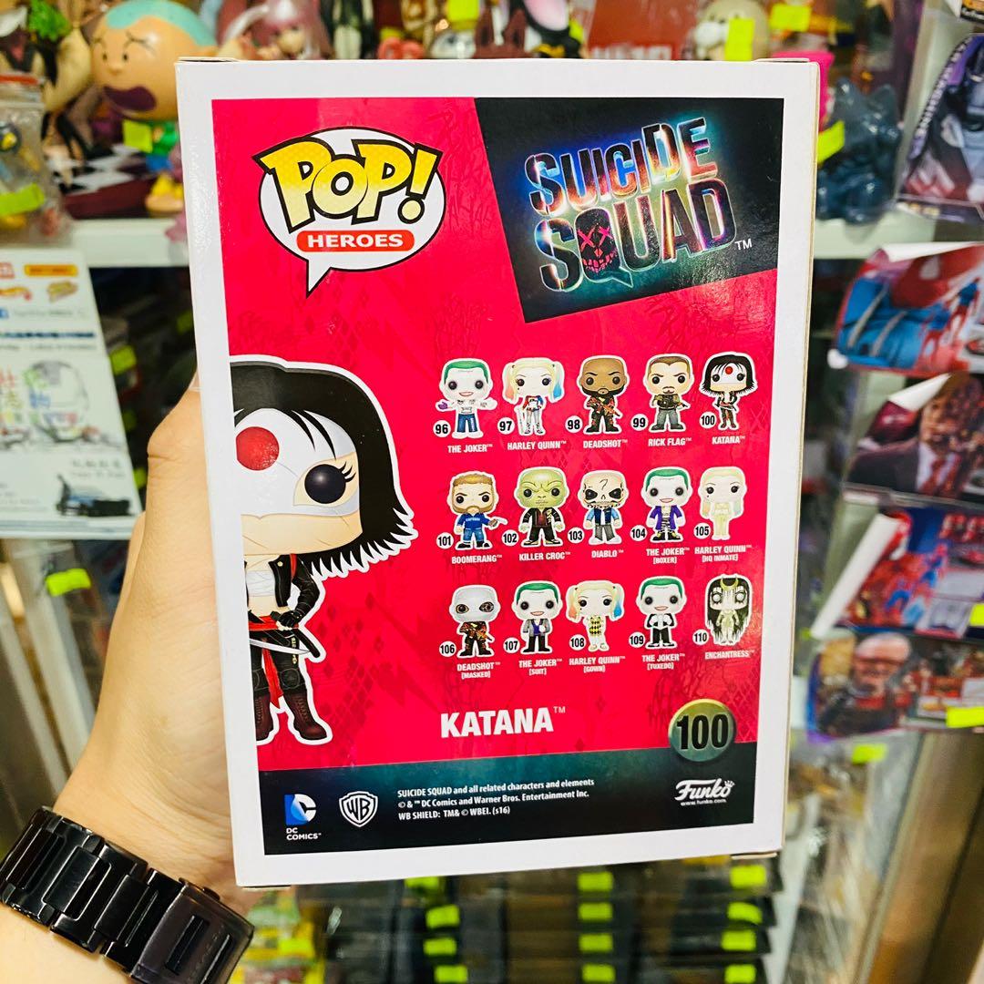 Funko Pop! Heroes #100 DC Suicide Squad Katana Pop 自殺特攻超能暴