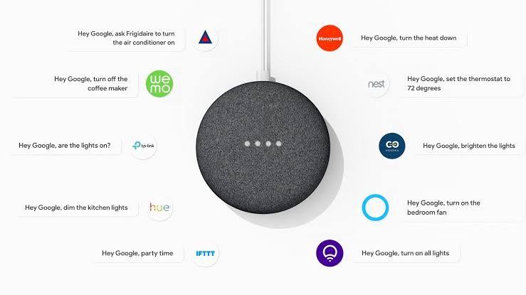 Google Home Mini Smart Speaker Tv Home Appliances Tv Entertainment Entertainment Systems Smart Home Devices On Carousell