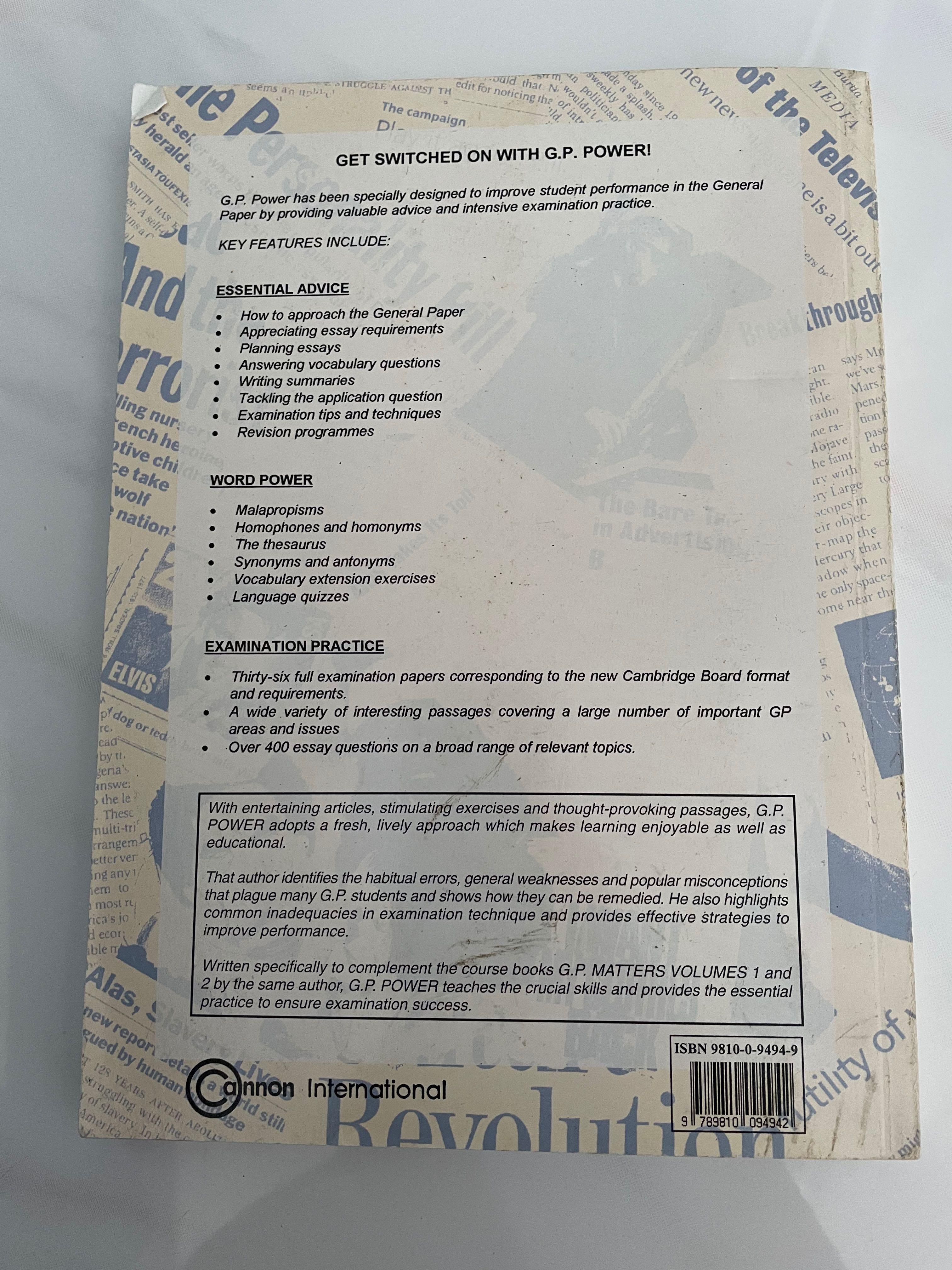 GP (General Paper) Resource Book, Hobbies & Toys, Books & Magazines ...