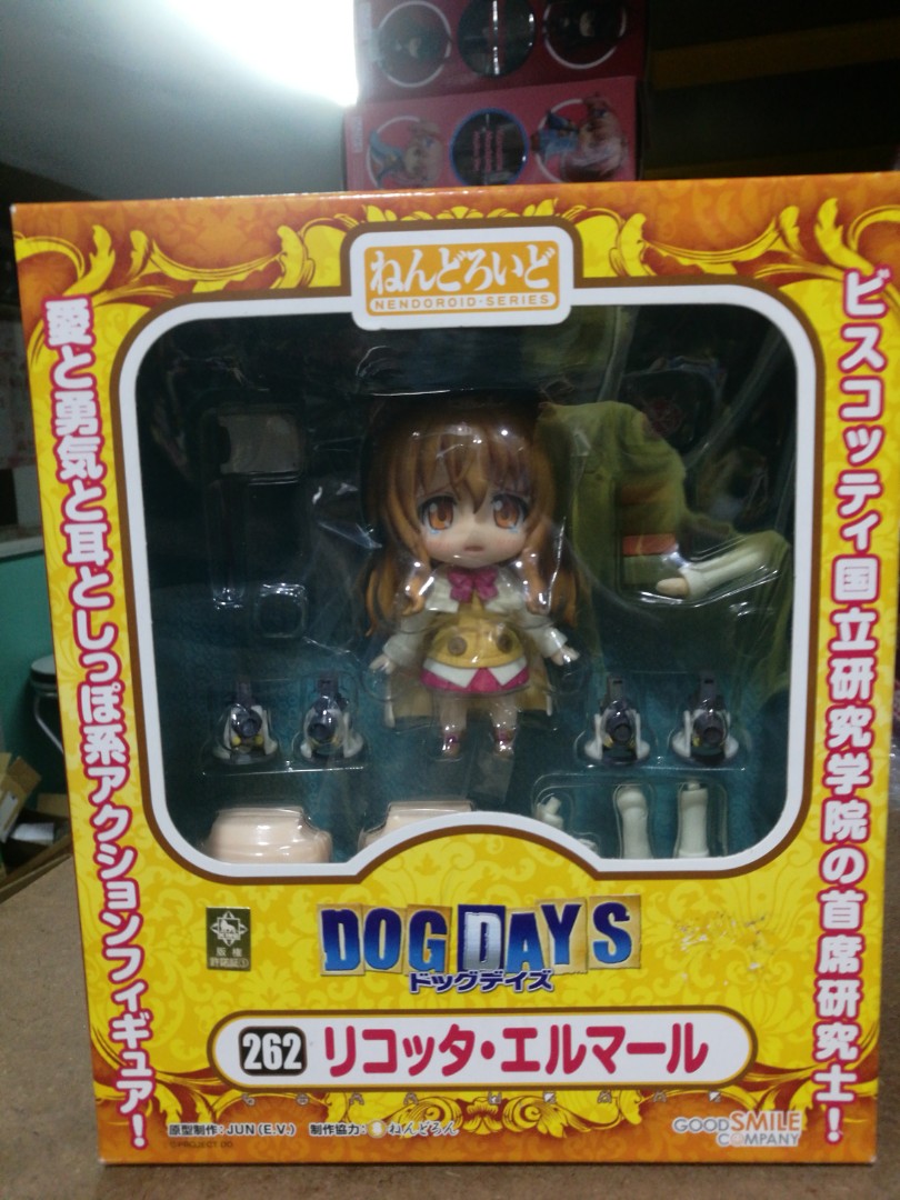 Gsc Nendoroid 262 Dog Days Ricotta Elmar Used With Box Toys Games Action Figures Collectibles On Carousell