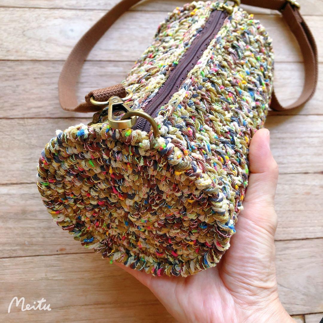 Fluffy Hot Pink Crochet Bag - Large CROHINI LIINA Bag - Handmade -  Gehäkelte Tasche