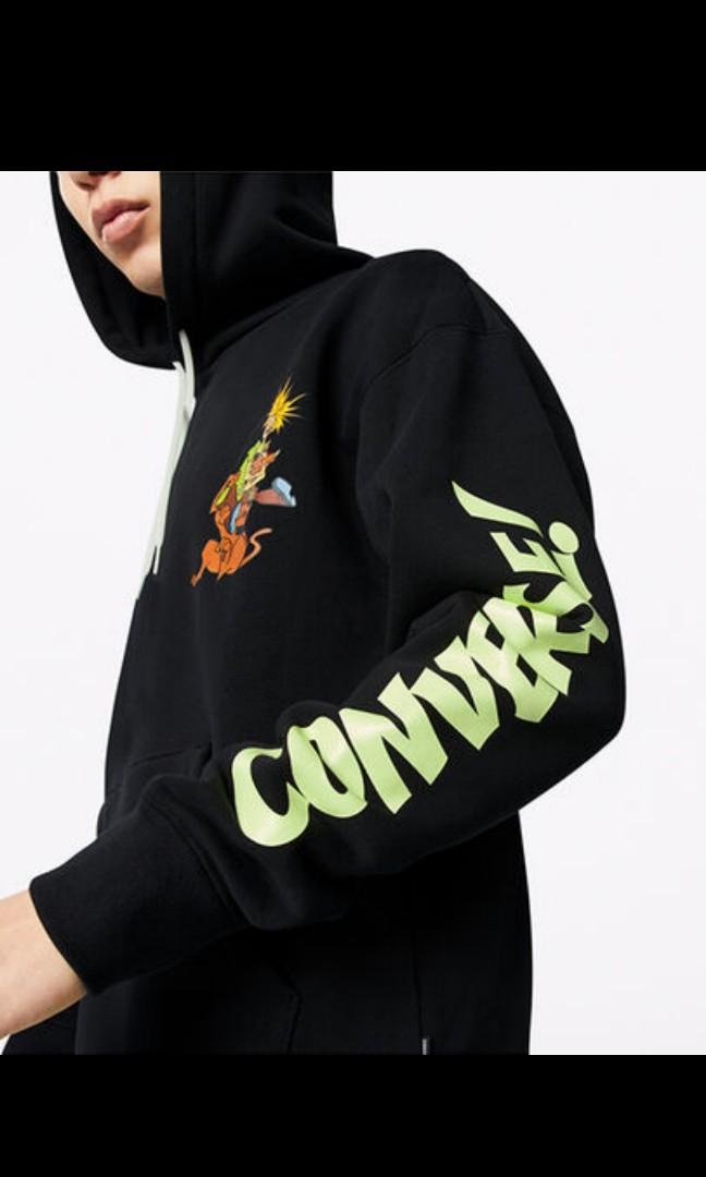 Hoodie Converse X Scooby doo Fesyen Pria Pakaian Baju Luaran di Carousell