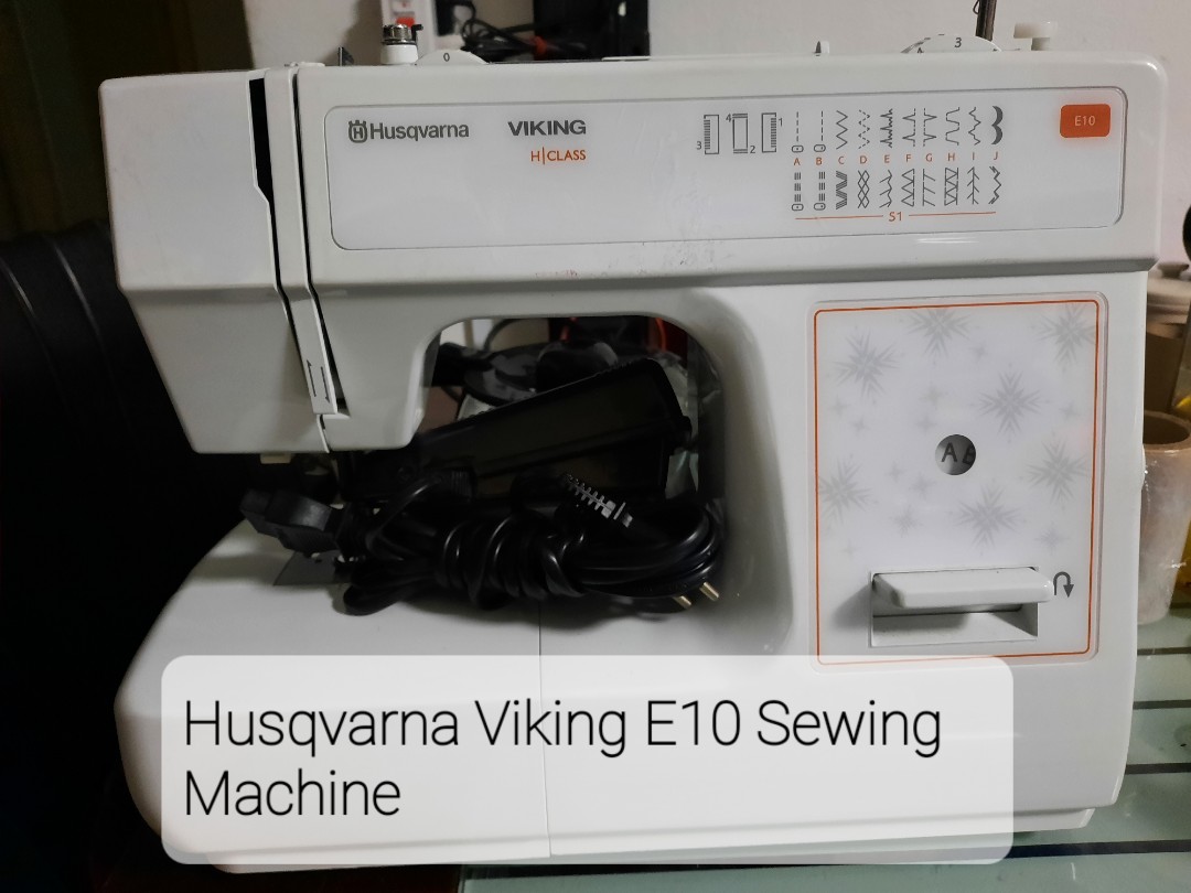 Husqvarna Viking E10 Sewing Machine, TV & Home Appliances, Washing