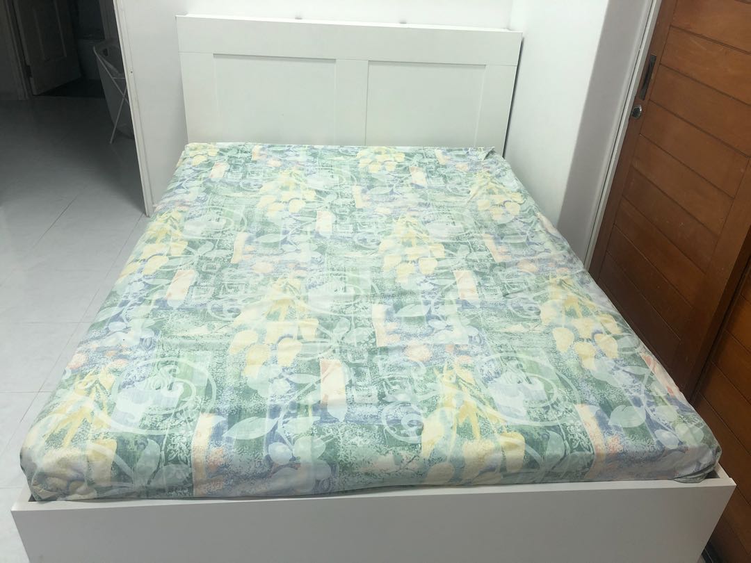 hamarvik sprung mattress firm dark beige
