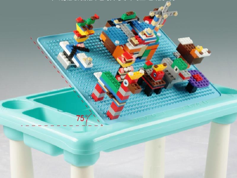 In stock clearance Kids Multi function Building Block Table Compatible Lego Duplo Children Assembled Creative Learning toy Hobbies Toys Toys Games on Carousell