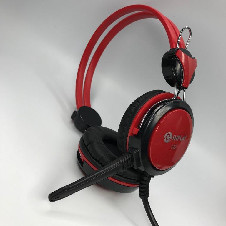 INPLAY Headset H2 RED, with Microphone, 1.5 meter cable long (Category: Microphones) located in Quezon City. Submitted by besteinpc (Listing ID 1043980767, Image 3). Description: INPLAY Headset H2 RED, with Microphone, 1.5 meter cable long 👉100% high quality 👉 Headset with Mic 👉Length: 1.5 meter cable long 👉Type: over the ear Headset with Microphone 👉Frequency Response: 18-20Khz 👉Sensitivity: 100db 👉Impedance: 32 ohms 👉Connectivity: 2x 3.