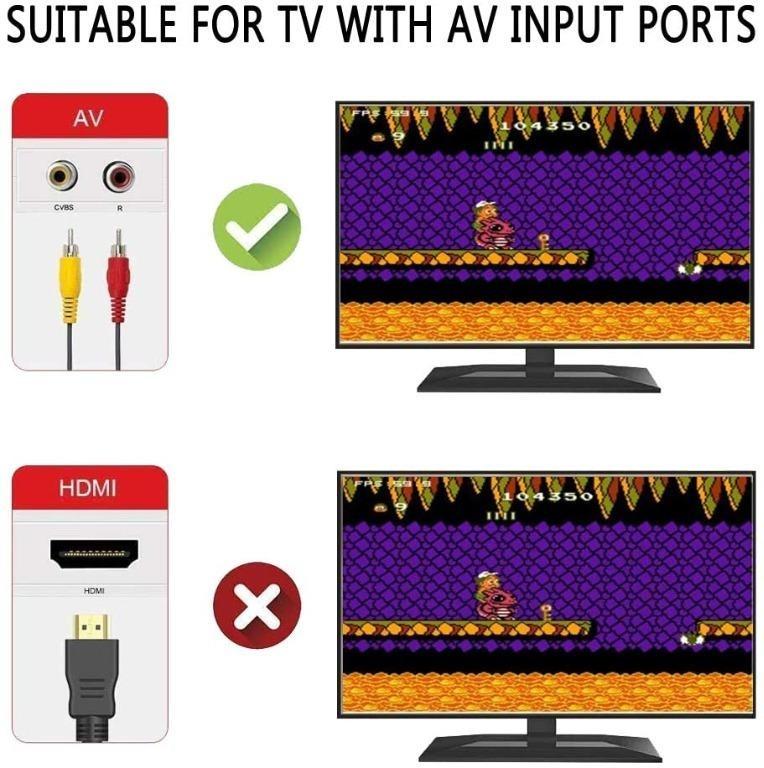 K089 Classic NES Retro Console, AV Output Mini Video Game Console Built ...