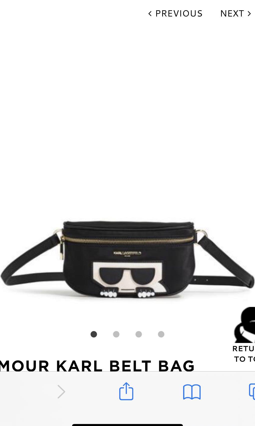 Karl Lagerfeld Belt bag bum Women s Fashion Bags Wallets