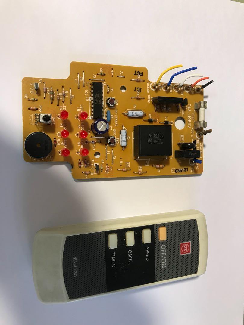 KDK wall fan ( pcb board only ) , Furniture & Home Living, Lighting