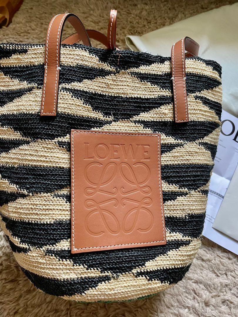 Loewe shigra basket bag tote bag Carousell