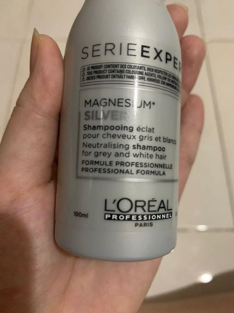 Loreal Magnesium Silver Grey Shampoo Loreal Expert 100 Kesehatan Kecantikan Perawatan Rambut Di Carousell