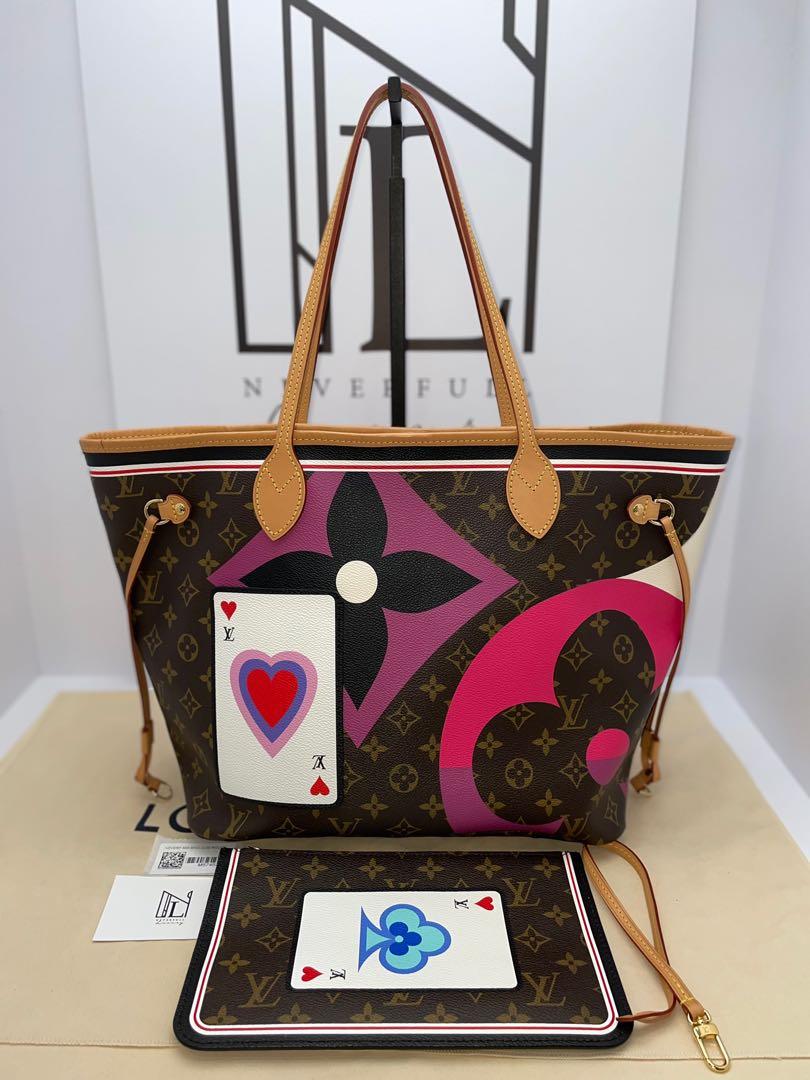 Louis Vuitton White Multicolor Monogram Canvas Game On Neverfull MM And  Pouch With Gold Tone Hardware Available For Immediate Sale At Sothebys