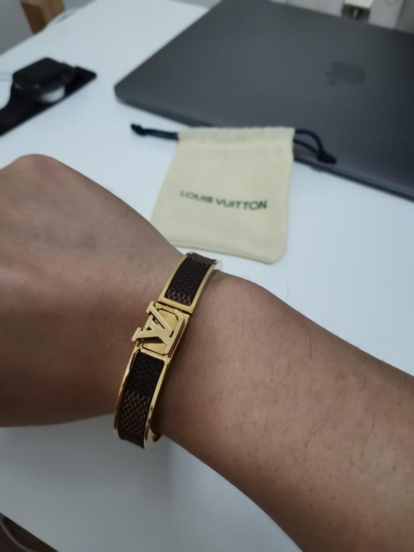 DIY LV gold bracelet