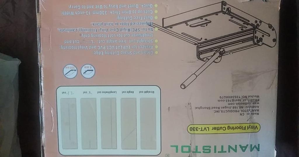 MantisToL MantisTol LVT-330 13 Pro Vinyl floor cutter for VCT,LVT