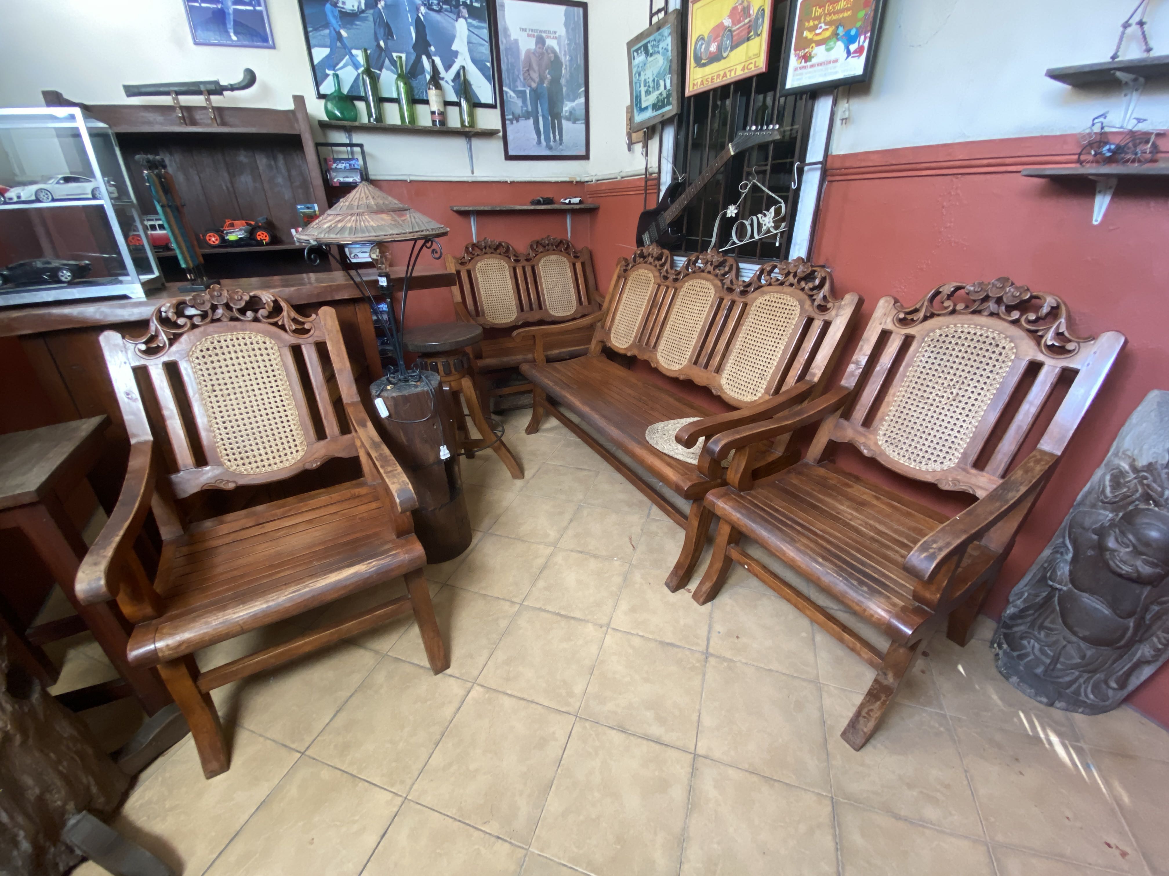 5pc. Molave Sala Set, Furniture & Home Living, Furniture, Sofas on