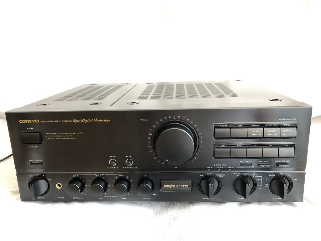 Onkyo Integra A-701XD Integrated Amplifier, 興趣及遊戲, 收藏品及