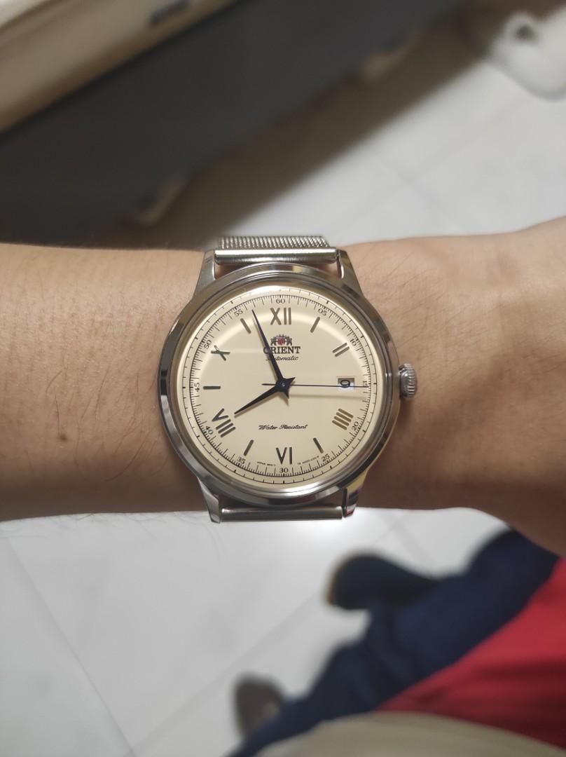 Orient Bambino V2 Cr me Dial Automatic Mobile Phones Gadgets