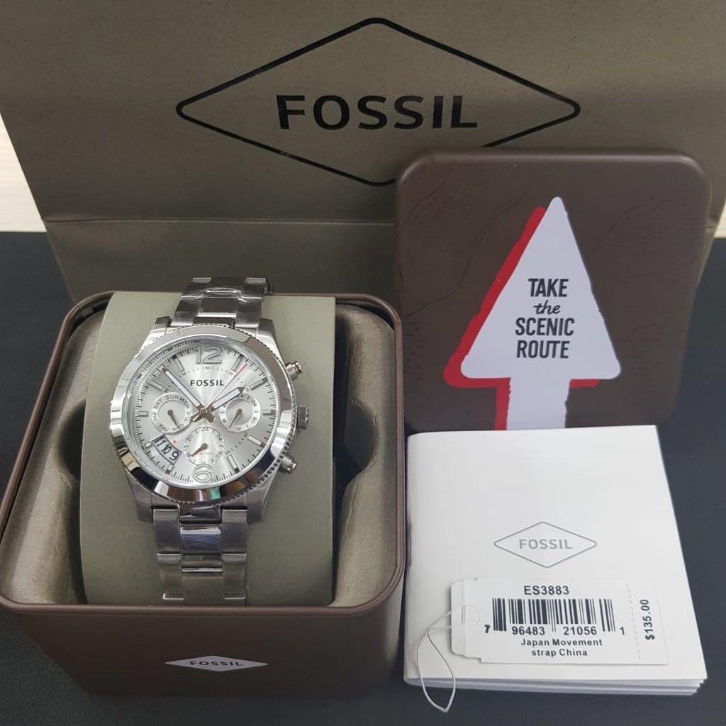Original 100 Fossil Watch Silver ES3883 Fesyen Wanita Jam Tangan di Carousell