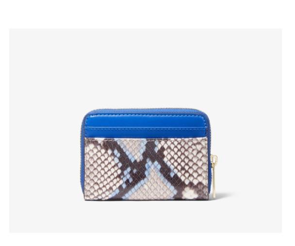Jet set travel large python embossed leather wristlet new arrivals