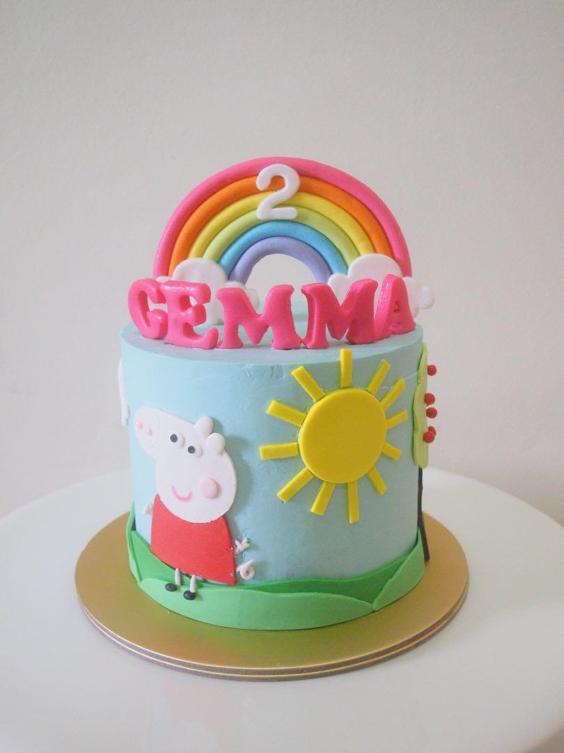 Peppa Pig Cake Food Drinks Homemade Bakes On Carousell