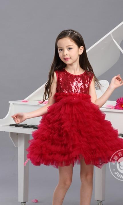 Girls size 7 red dress best sale