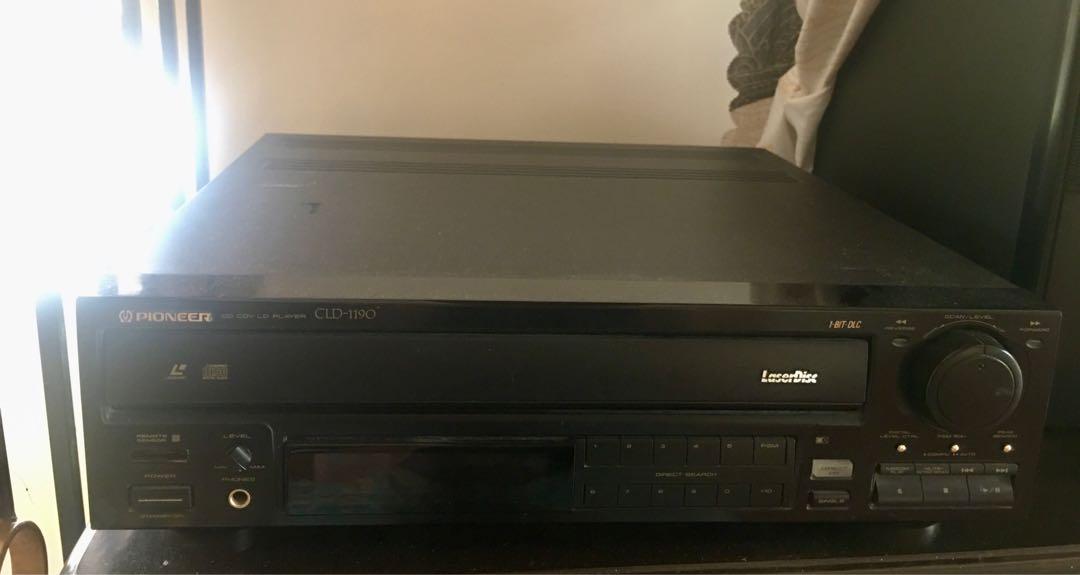 PIONEER LASER DISC PLAYER CLD1190, Audio, Soundbars, Speakers