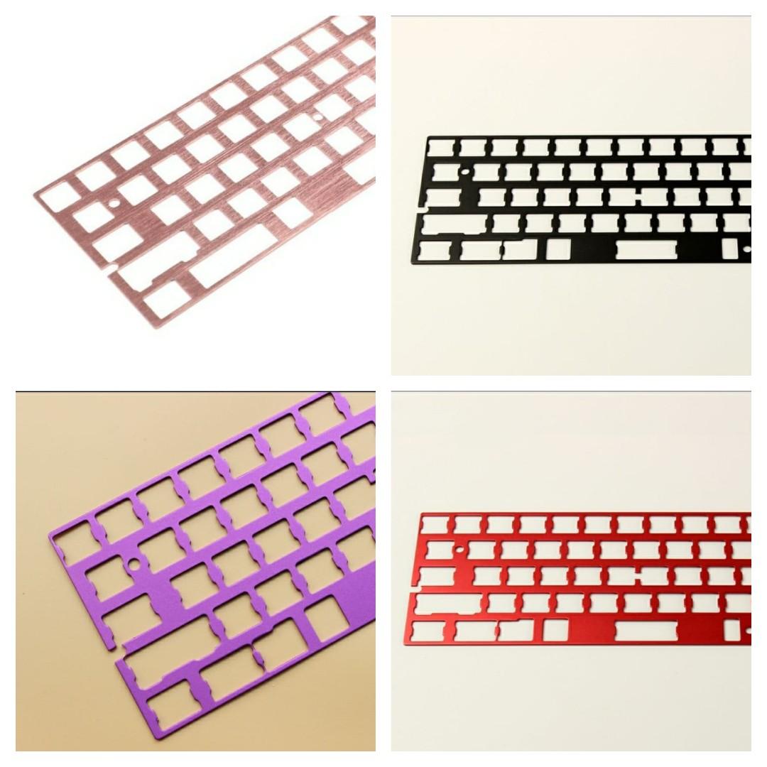 [Plates] 60 Mechanical Keyboard Steel Alu and Composite Plates for