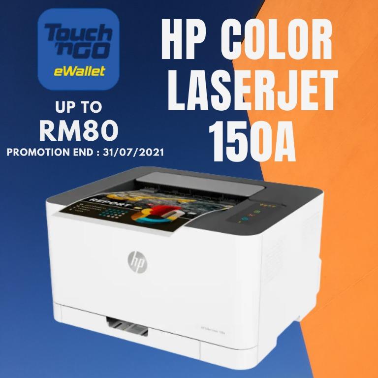 Printer Hp Color Laserjet 150a Free T Go E Wallet Worth Rm80 Promo End 31 07 21 Electronics Computers Others On Carousell