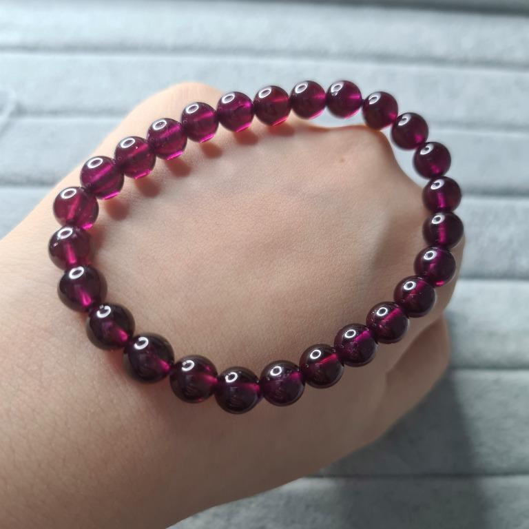 Genuine garnet bracelet online