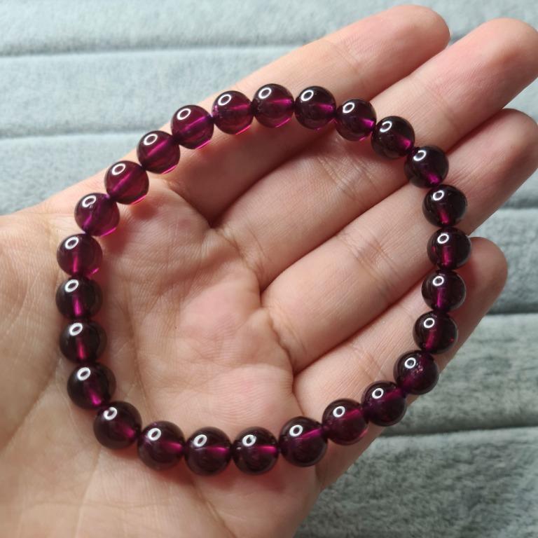 Rhodolite bracelet on sale