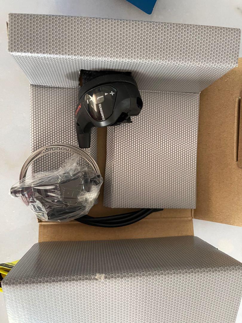 Shimano revoshift grip lever 3 speed Sports Equipment Bicycles Parts Parts Accessories on Carousell