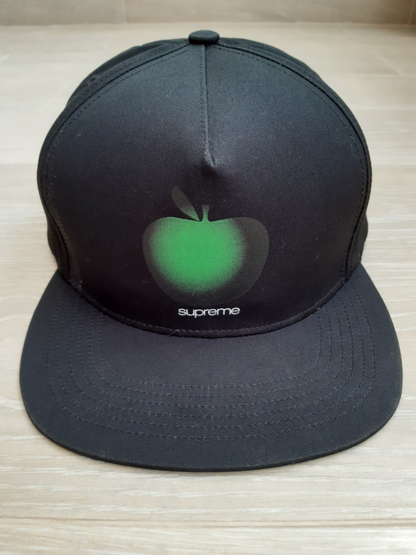 Supreme Apple 5 Panel Cap, Men's Fashion, Watches ...