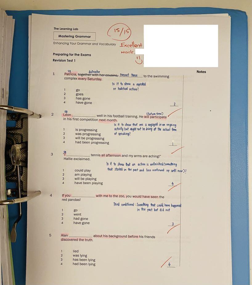 The Learning Lab P6 English notes, Hobbies & Toys, Books & Magazines